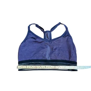Nike‎ Purple Sports Bra Athletic Support Racerback Sz L thumbnail 3