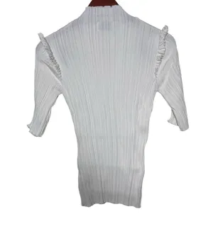 HOLZWEILER Taiger Knit Tee in off white ecru sz M thumbnail 5
