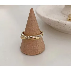 Boutique NEW Women's 14 Gold Filled Bar Simulated Diamond Ring,‎ Adjustable thumbnail 3