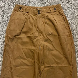 Madewell Women’s Brown Harlow Wide Leg‎ Trousers Size 6 thumbnail 5