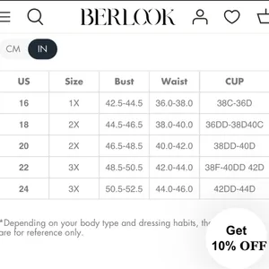 Berlook Red Lurex Kont Plus Size Bikini Set thumbnail 7