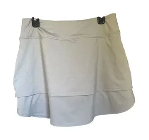 Footjoy Performance Layered Athletic Skort Gray Size L thumbnail 1