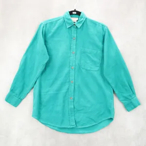 Putumayo Green Long Sleeve Cotton Button‎ Up VTG Y2K Western Utility Shirt Small thumbnail 1