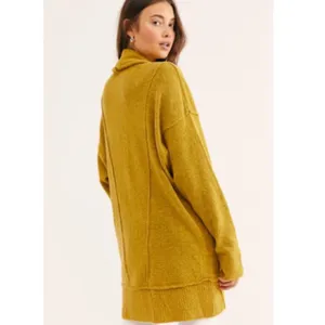 FREE PEOPLE Eucalyptus Cardigan Rainbow Heart Sweater thumbnail 2