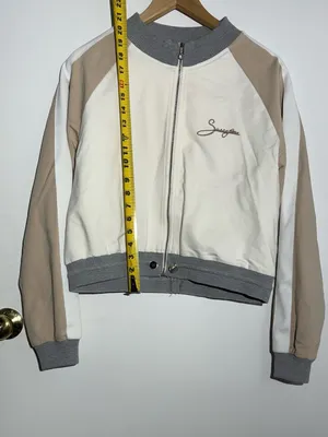 Beige & Cream Track Pants and Jacket Set Cotton thumbnail 9