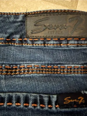 Seven7 Bootcut Stretch Jeans Women’s Size 12 Medium Wash EUC thumbnail 7