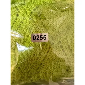 Vintage POL Neon Lime Open Knit Sweater Top Y2K‎ Indie Festival Grunge Fairy thumbnail 7
