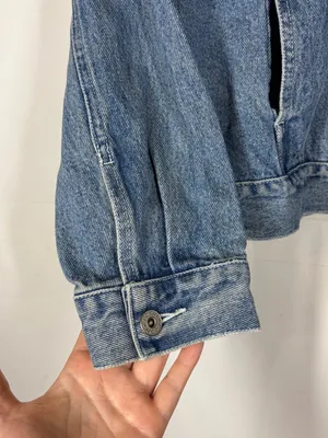 Vintage 90’s Disney Winnie The Pooh Jean Denim Jacket Size Large thumbnail 7