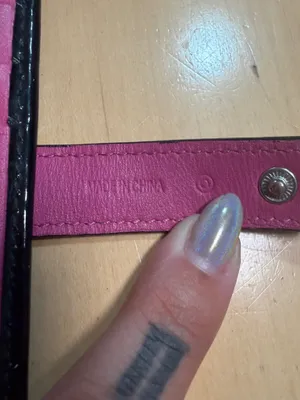 Coach Black Patent Embossed Signature Phone Wallet Case thumbnail 5