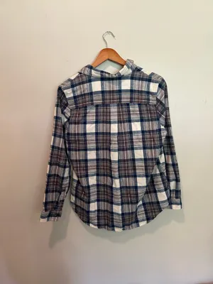 Granola Girl plaid LL Bean flannel thumbnail 7