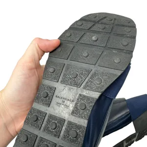 Balenciaga Race‎ Runners Navy Blue Leather Mesh Shoes Low Top Womens 38 US 7.5-8 thumbnail 9