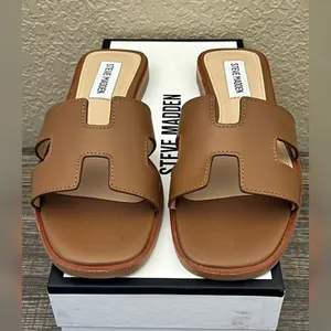 Steve Madden Women’s Hadyn Cognac Color Sandals Size -6M thumbnail 4