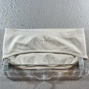 1007 | Youngla‎ Seamless Ribbed Strapless Bandeau Tube Top Cream Women Medium thumbnail 2