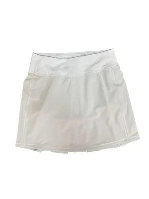 Lululemon Pace Rival Skirt Skort Midrise Pull On Extra Long Powder Blue 2 W8AAFS thumbnail 6