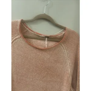 Free People Lenox Rib Knit Tunic Sweater/ Dress in Carrot Cake Size SP Oversized thumbnail 5