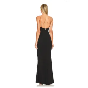 Nookie Sade Mesh Gown Black Size Medium $319 Retail thumbnail 7
