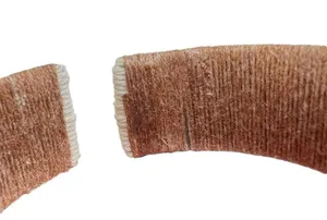 Brown & White Yarn Wrapped Aztec Native Pattern Cuff Bracelets thumbnail 9
