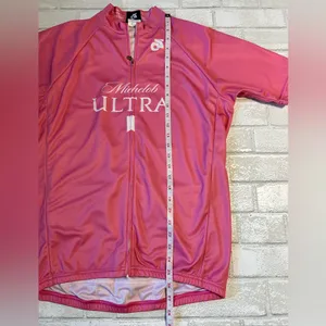 Women's Pink Cycling Top size large thumbnail 6