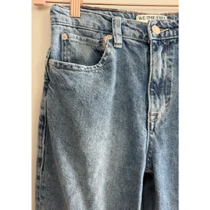 Free‎ People We The Free Tinsley Baggy High Rise Straight Leg Jeans Women's 24 thumbnail 9