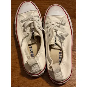 Converse Chuck Taylor All Star Low Top Cream Canvas Sneakers‎ Women's Size 7 thumbnail 2