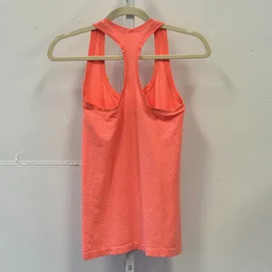 VSX Victoria's Secret Sport Neon Coral Textured Racerback Tank Top Small Stretch thumbnail 4