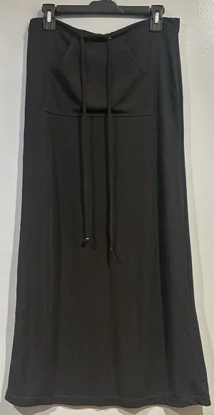 Derek Heart Women's Size M Black Maxi Skirt Y2K Whimsigoth Grunge Festival 2000s thumbnail 1