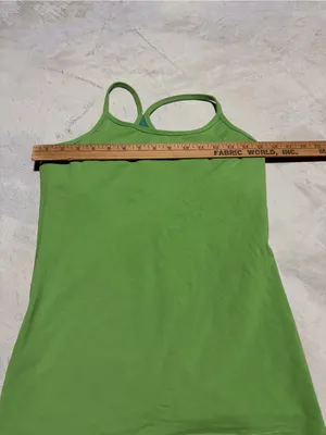 Lululemon Green Strappy Tank Top thumbnail 3