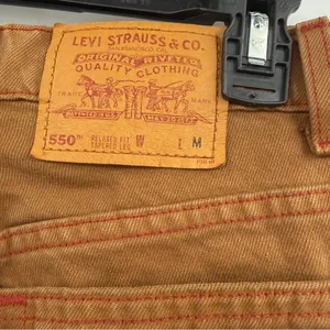 Vintage Levi's 550 Jeans Womens 9 Brown USA Made High Rise Tapered 90s thumbnail 5