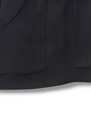 Lulu's | NWOT Black with Front Patch Pockets A-Line Mini Skirt (size S) thumbnail 9