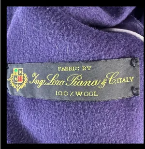 💜 Designer Luxury: Elie Tahari Loro Piana Wool Coat thumbnail 5