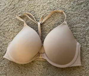 PINK - Victoria's Secret Nude Front Clasp Wear Everywhere Push-Up Bra thumbnail 1