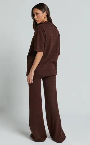 New Showpo Tommy Cotton Two Piece Set Knit Top And Pants Size Medium MSRP $109 thumbnail 7