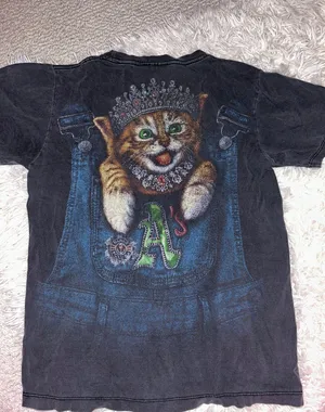 Cat T shirt Gray thumbnail 2