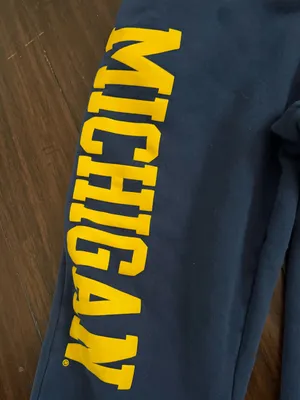 Hype and Vice Navy U of Michigan Sweatpants Women’s XS thumbnail 3