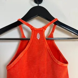 FREE PEOPLE Movement Happiness Runs Long Crop Tank in Orange Size X-Small/Small thumbnail 7