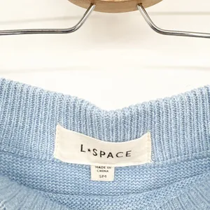 L*Space Womens Blue Siren Ruched High Slit Cotton Knit Midi Skirt Size S‎ thumbnail 6
