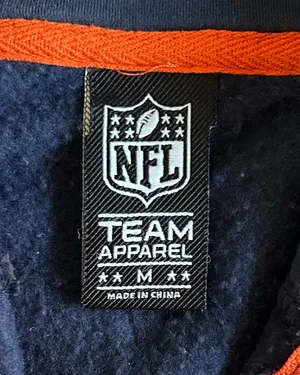 National Football League Team Apparel Bears Official Zip-up Hoodie thumbnail 2