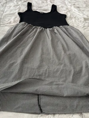 a new day Black Tank with Black-and-White Gingham Midi dress, size XL pinups thumbnail 15