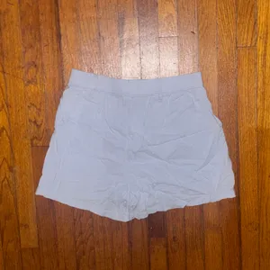 Hollister Light Blue/Gray High-Waisted Shorts thumbnail 2
