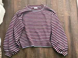 Princess Polly Striped Oversized Sweater thumbnail 2