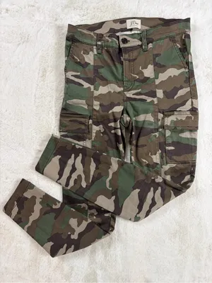 J. Crew Women’s Camo Cargo Toothpick Pants - 26 thumbnail 1
