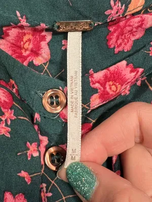 Free People Floral Print LS Free People Floral Print Long Sleeve Mini Dress M thumbnail 12