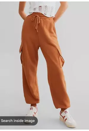 Gilded Intent (Buckle)  Rust Jogger Pants size medium. thumbnail 1
