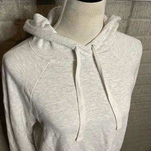 Gap Sweats Light Heather Gray Super Soft Oversized Drawstring Hoodie‎ Size Small thumbnail 3