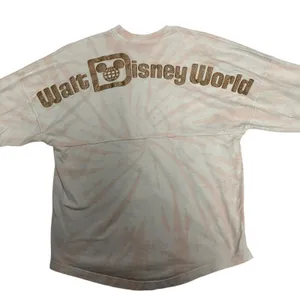 Disney Parks Walt Disney World Rose Gold Glitter Tie Dye Spirit Jersey Size XS thumbnail 5