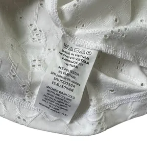 Michael Kors White Eyelet Shirt Women Top Size Large | 4-27 thumbnail 4