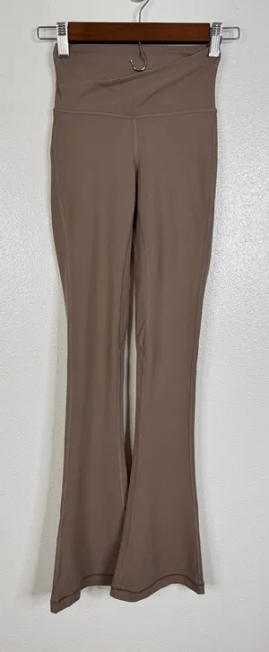 Lululemon Align Asymmetrical-Waist Mini Flare Pant Taupe Brown Size 0 LW5GGCS thumbnail 1