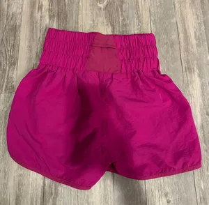 Purple High Waisted Athletic Shorts thumbnail 2