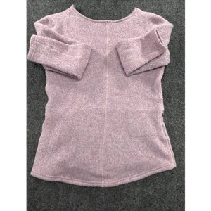 Smartwool Hudson Trail Women’s M Pink Wool Blend Fleece Pullover SW011525 thumbnail 9
