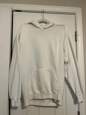 Comfort Colors Sweatshirt White Size M thumbnail 1